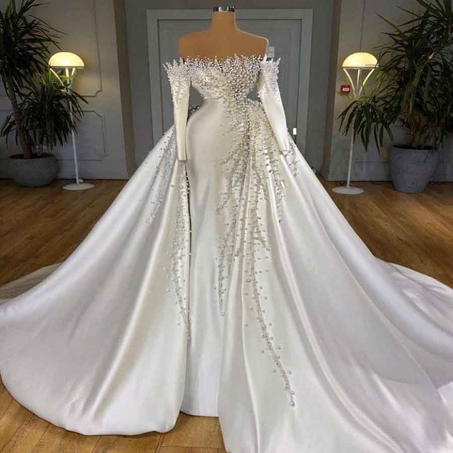 لباس عروس ساتن 1402