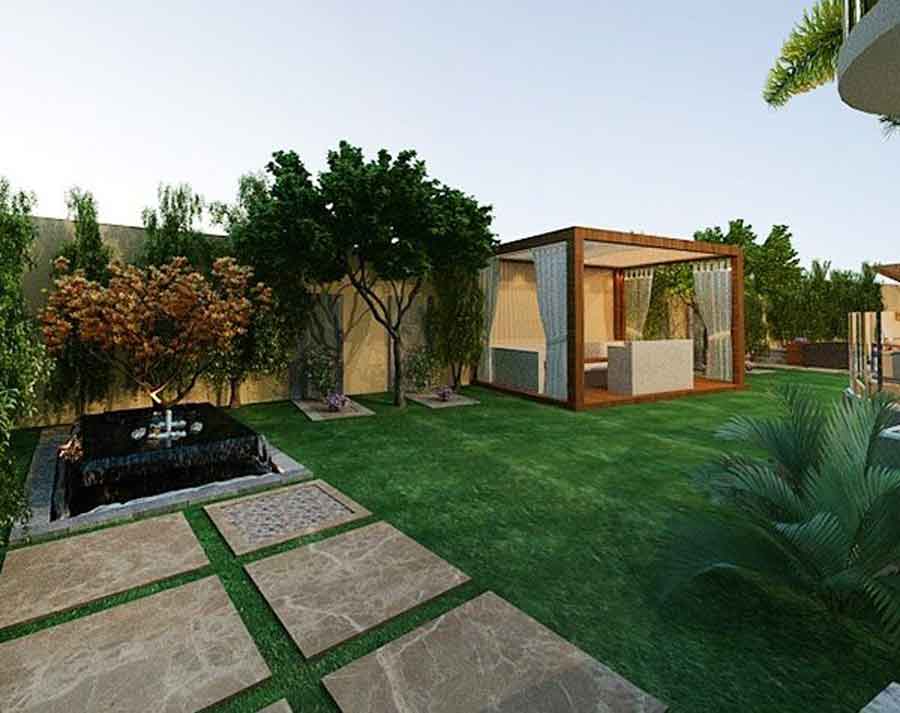 ایران سبز مجری طراحی حیاط ویلا و فضای سبز در تهران