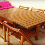 تولید میز و صندلی تاشو مجموعه نیما چوب در کرج